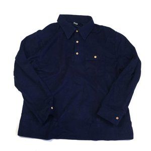 VTG 1/4-Button Pullover Nylon Blend Shirt 70s